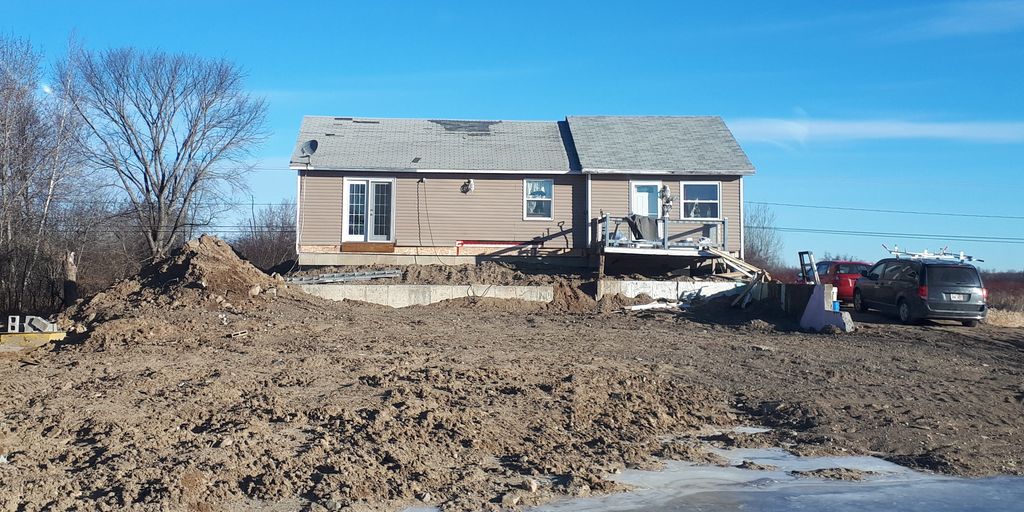 restoration after flood in a home